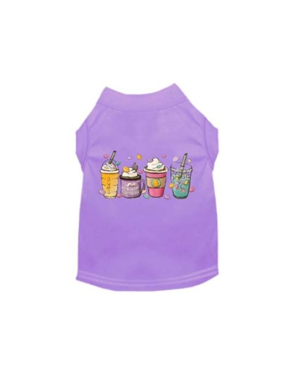 LAVENDER - Easter Bunny Fun Dog Dress and Tee - X Small