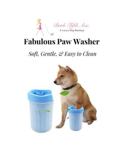 Blue - Fabulous Paws Cleaning Cup - Medium