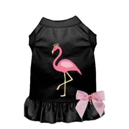 BLACK - Flamingo Princess - 2X Large