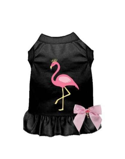 BLACK - Flamingo Princess - 2X Large