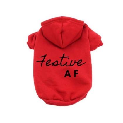 RED - Festive AF Hoodie - 3X Large