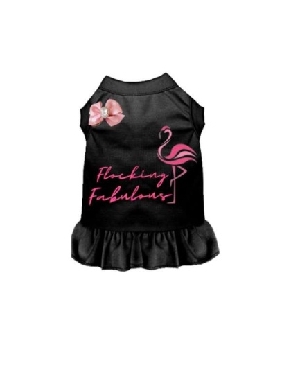 BLACK - Flocking Fabulous - Medium