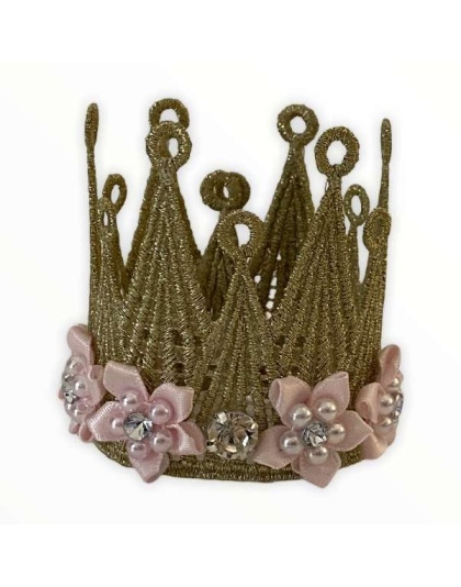 Floral and Lace Crown - Large