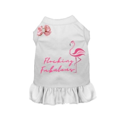 WHITE - Flocking Fabulous - X Small