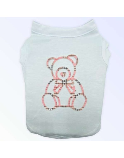 WHITE - Furberry Bear Tee - Medium