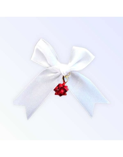 WHITE - Gift Wrap Hair Bows