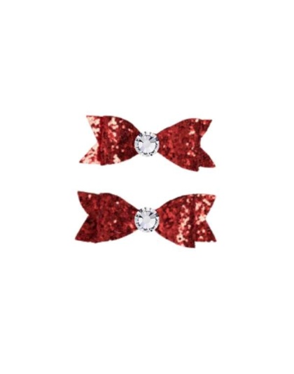 RED - Glitter & Glam Bows