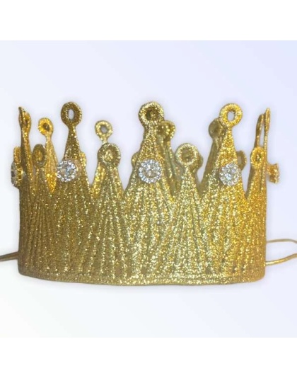 Glitter & Gold Crown - Large