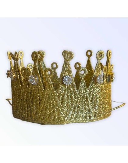 Glitter & Gold Crown - Large