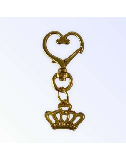 Gold Crown Collar Charm