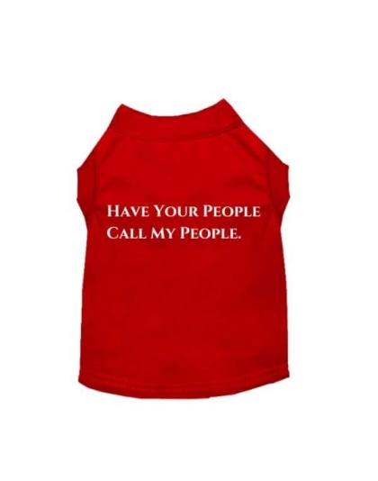 RED - Have Your People Call My People - 2X Large