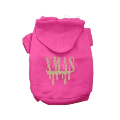 PINK - Holiday Drip Hoodies - Large