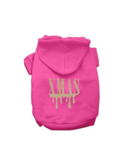 PINK - Holiday Drip Hoodies - Large