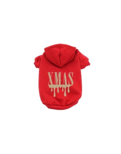 RED - Holiday Drip Hoodies - Large