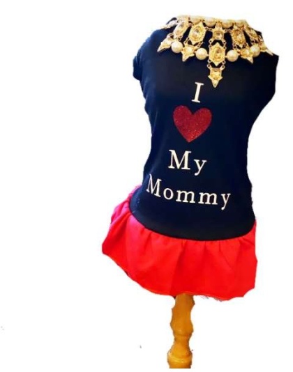 I Love  My Mommy Dress - Medium