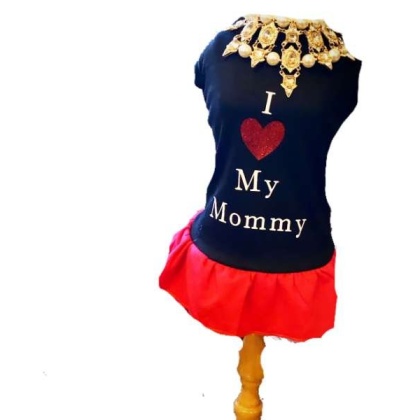 I Love  My Mommy Dress - Small