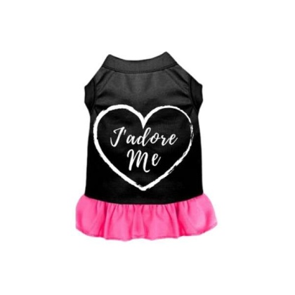 Black w Hot Pink - J'adore Me - 2X Large