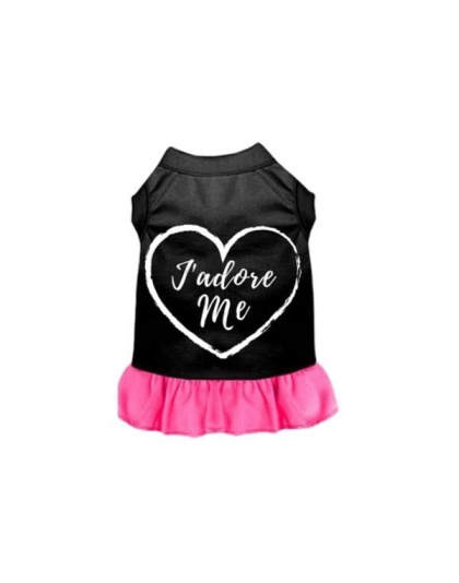 Black w Hot Pink - J'adore Me - 2X Large