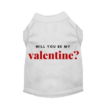 White - Will You Be My Valentine - X Small