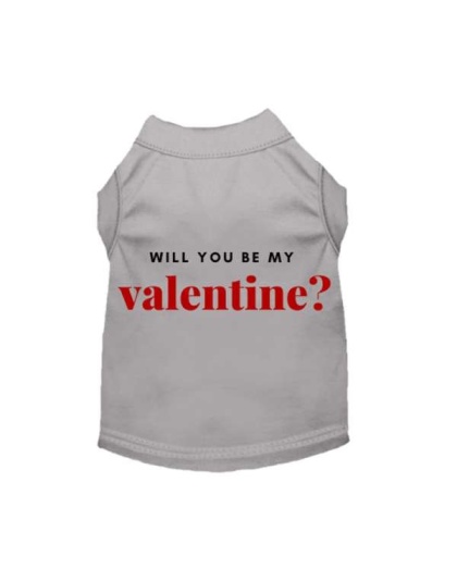 Gray - Will You Be My Valentine - 2X Large