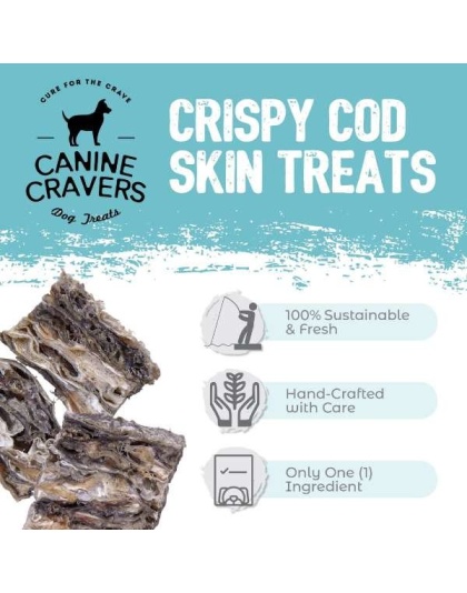 Crispy Cod Skins - 4 oz Bag