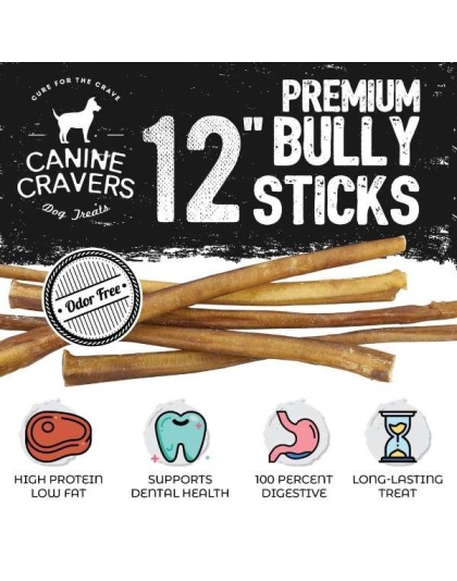 Premium Beef Bully Stick - 12" Inch