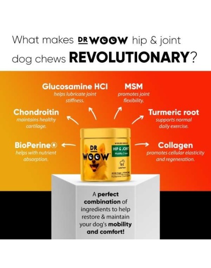 Dr Woow Hip and Joint Support Soft Chews