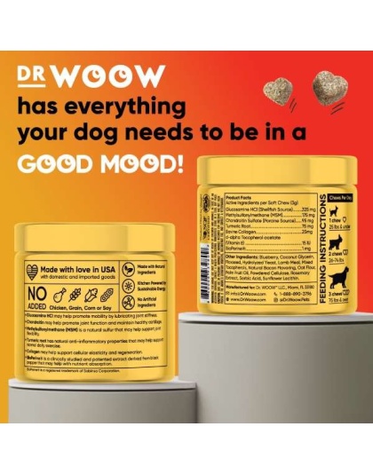 Dr Woow Hip and Joint Support Soft Chews