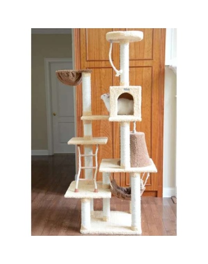 Armarkat Cat Climber Play House, 78" Real Wood Cat furniture