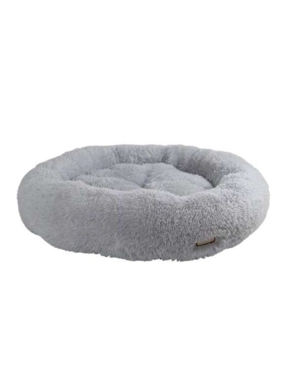 Armarkat Extra Large, Fluffy Gray Round Cat Bed - C71NHS