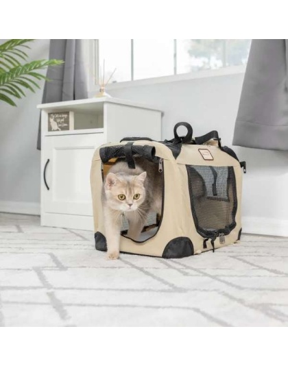 Armarkat FoldIng Soft Dog Crate Pet Travel Carrier PC201B