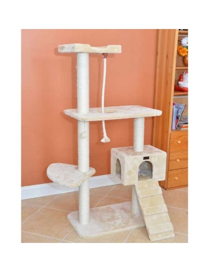 Armarkat Natural Sisal Scratching Cat Tree 58 Height BGE