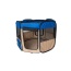 Armarkat Portable Pet Playpen In Blue and Beige Combo