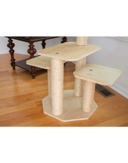 Armarkat Premium  Scots Pine, Solid Wood Cat Tree 46" Tall