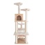 Armarkat Real Wood 72" Beige Cat Tree SratchIng Post A7202