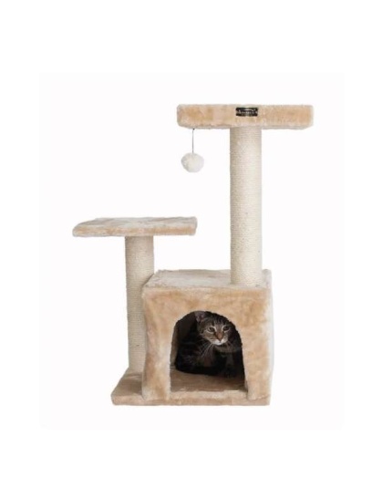 Armarkat Real Wood Classic Cat Tree A3207, 32-Inch Beige