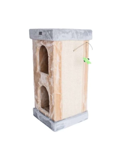 Armarkat Real Wood Double Condo Cat House With Carpet