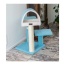 Armarkat Sky Blue 29" Cat Tree Real Wood Cat Tunnel