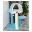 Armarkat Sky Blue 29" Cat Tree Real Wood Cat Tunnel