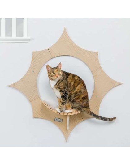 Armarkat Sun-Shaped,Wall-Mounted Climbing Cat Shelves W2203