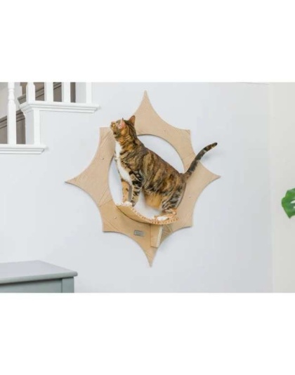 Armarkat Sun-Shaped,Wall-Mounted Climbing Cat Shelves W2203