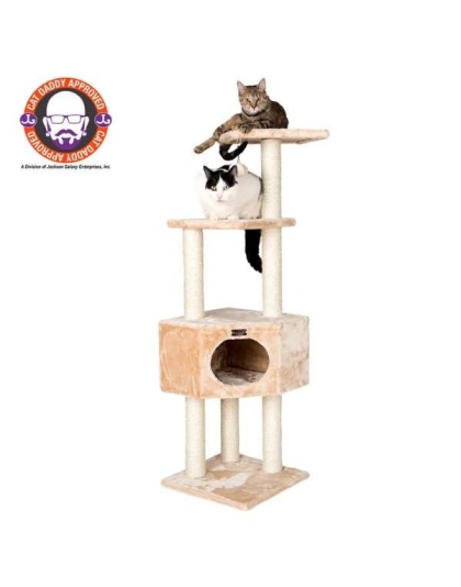 Real Wood 3 Tier Cat Tree, Armarkat Scratch furniture A5201