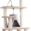 Real Wood 65" Cat Tree With Hammock, Playhouse A6501