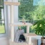 Real Wood 65" Cat Tree With Hammock, Playhouse A6501