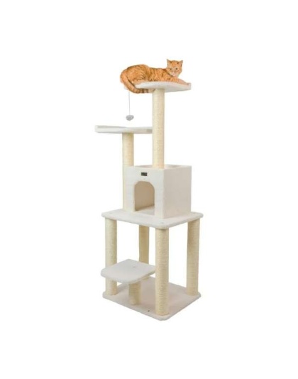 Real Wood B6203 Classic Cat Tree Five Levels Cat Condo