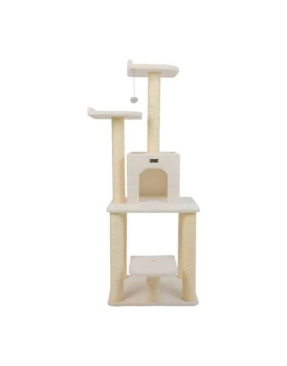 Real Wood B6203 Classic Cat Tree Five Levels Cat Condo