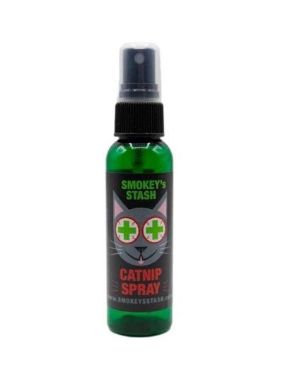 Smokey's Stash Catnip Spray Bottle - 2oz Bottle