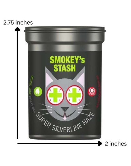 Smokey's Stash Silvervine Haze Potent Catnip and Silver Vine