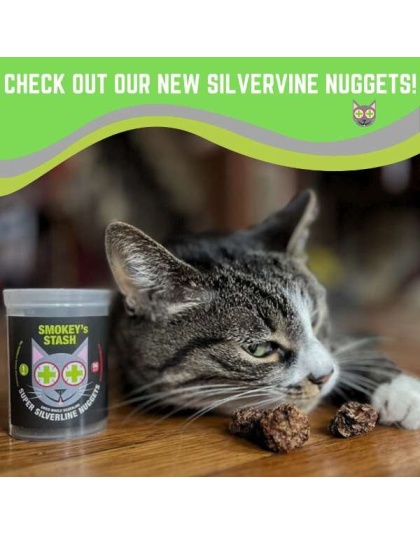 Smokey's Stash Silvervine Nuggets - Catnip Alternative