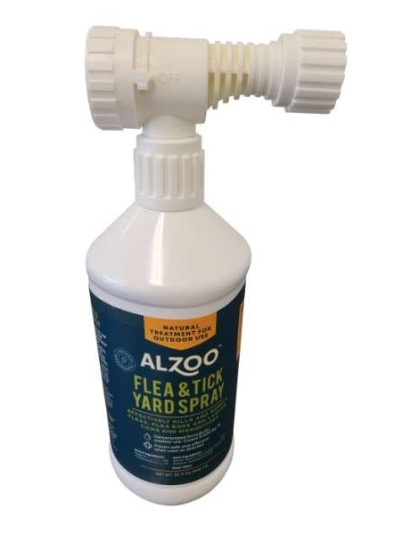 ALZOO Plant-Base Flea & Tick Yard Spray, 32oz - 32oz